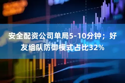 安全配资公司单局5-10分钟；好友组队防御模式占比32%