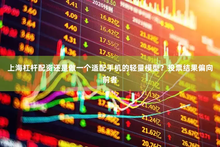 上海杠杆配资还是做一个适配手机的轻量模型？　　投票结果偏向前者